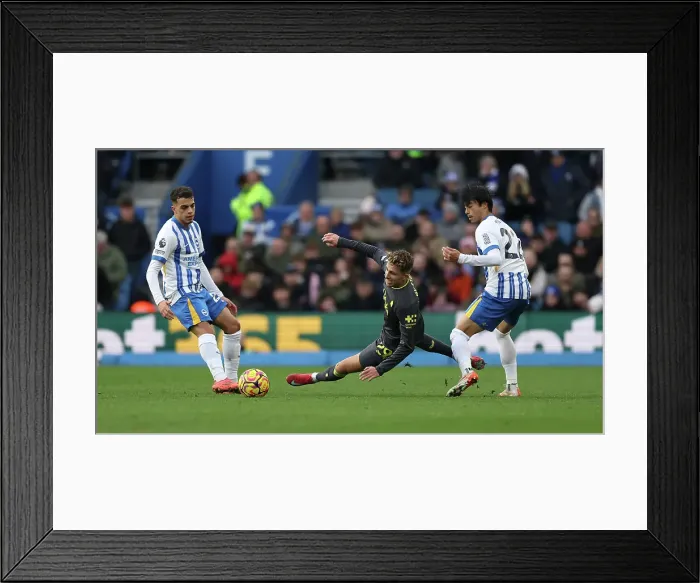 Framed Print : Brighton and Hove Albion v Everton Premier League 25JAN25