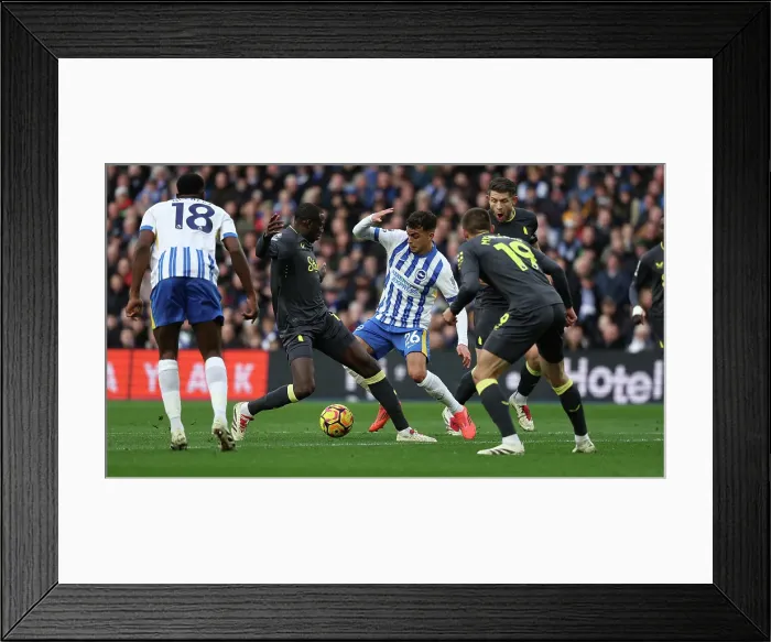 Framed Print : Brighton and Hove Albion v Everton Premier League 25JAN25 Framed Print : Brighton and Hove Albion v Everton Premier League 25JAN25