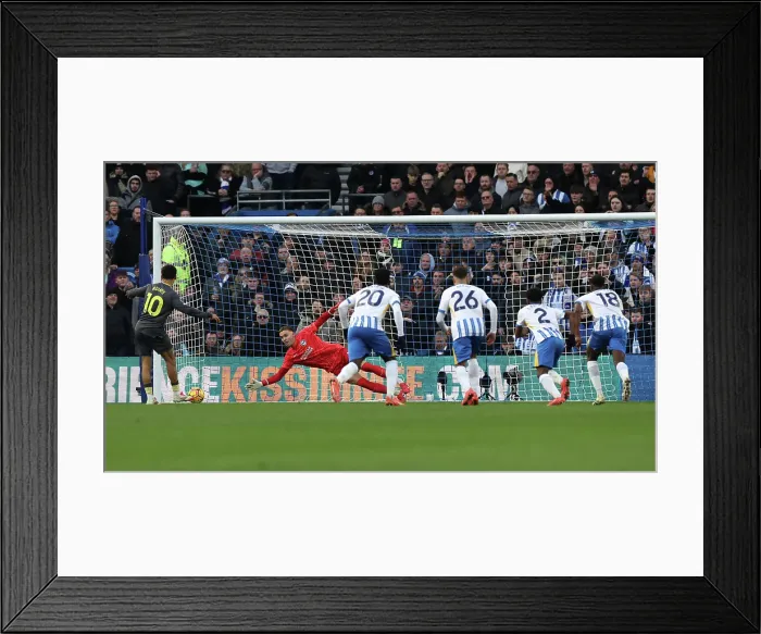 Framed Print : Brighton and Hove Albion v Everton Premier League 25JAN25 Framed Print : Brighton and Hove Albion v Everton Premier League 25JAN25