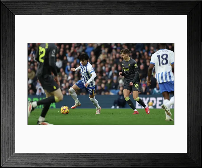Framed Print : Brighton and Hove Albion v Everton Premier League 25JAN25 Framed Print : Brighton and Hove Albion v Everton Premier League 25JAN25