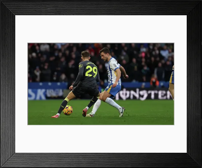 Framed Print : Brighton and Hove Albion v Everton Premier League 25JAN25