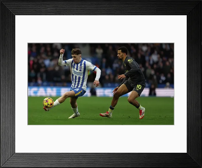 Framed Print : Brighton and Hove Albion v Everton Premier League 25JAN25 Framed Print : Brighton and Hove Albion v Everton Premier League 25JAN25