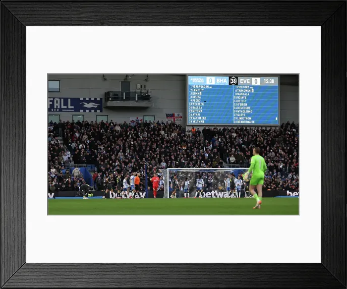 Framed Print : Brighton and Hove Albion v Everton Premier League 25JAN25 Framed Print : Brighton and Hove Albion v Everton Premier League 25JAN25