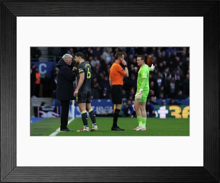 Framed Print : Brighton and Hove Albion v Everton Premier League 25JAN25 Framed Print : Brighton and Hove Albion v Everton Premier League 25JAN25