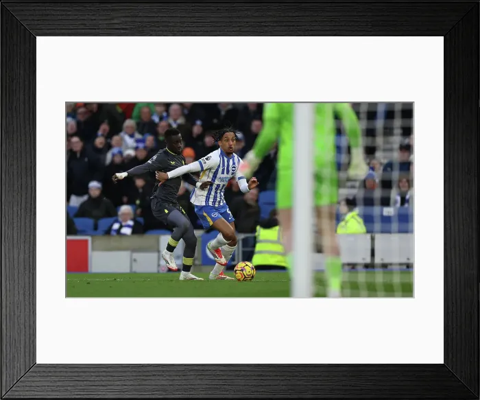 Framed Print : Brighton and Hove Albion v Everton Premier League 25JAN25 Framed Print : Brighton and Hove Albion v Everton Premier League 25JAN25
