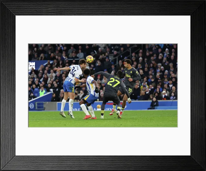 Framed Print : Brighton and Hove Albion v Everton Premier League 25JAN25 Framed Print : Brighton and Hove Albion v Everton Premier League 25JAN25