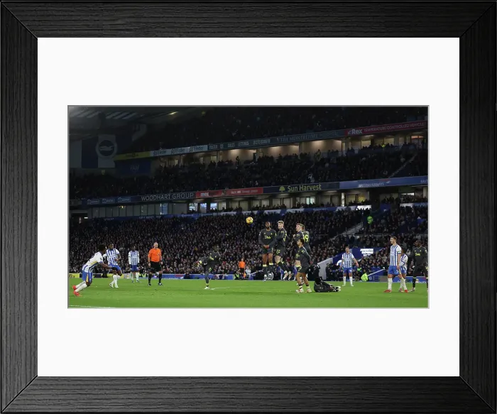Framed Print : Brighton and Hove Albion v Everton Premier League 25JAN25 Framed Print : Brighton and Hove Albion v Everton Premier League 25JAN25