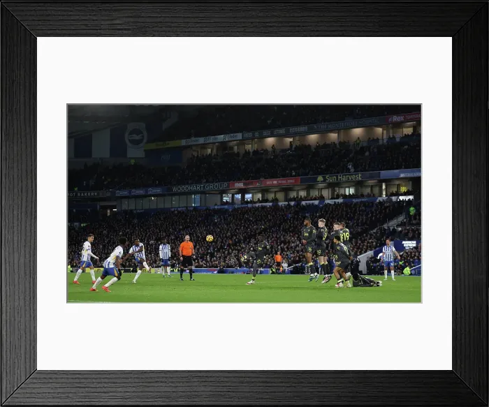 Framed Print : Brighton and Hove Albion v Everton Premier League 25JAN25