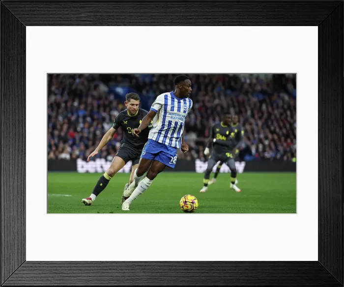 Framed Print : Brighton and Hove Albion v Everton Premier League 25JAN25 Framed Print : Brighton and Hove Albion v Everton Premier League 25JAN25