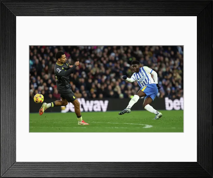 Framed Print : Brighton and Hove Albion v Everton Premier League 25JAN25 Framed Print : Brighton and Hove Albion v Everton Premier League 25JAN25