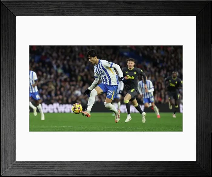 Framed Print : Brighton and Hove Albion v Everton Premier League 25JAN25 Framed Print : Brighton and Hove Albion v Everton Premier League 25JAN25