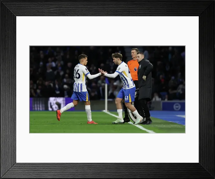 Framed Print : Brighton and Hove Albion v Everton Premier League 25JAN25 Framed Print : Brighton and Hove Albion v Everton Premier League 25JAN25