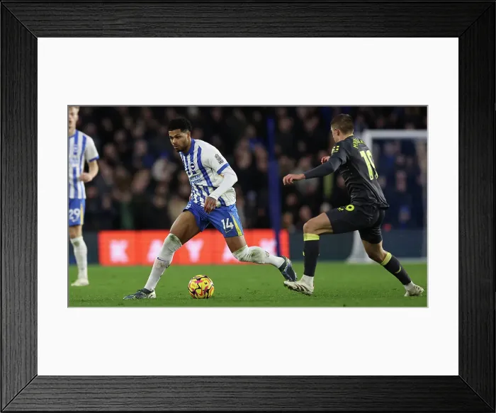 Framed Print : Brighton and Hove Albion v Everton Premier League 25JAN25 Framed Print : Brighton and Hove Albion v Everton Premier League 25JAN25