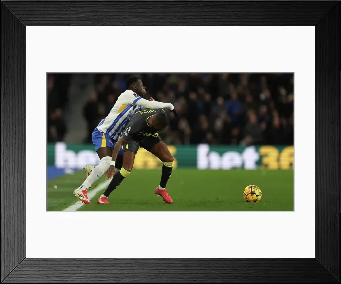 Framed Print : Brighton and Hove Albion v Everton Premier League 25JAN25 Framed Print : Brighton and Hove Albion v Everton Premier League 25JAN25