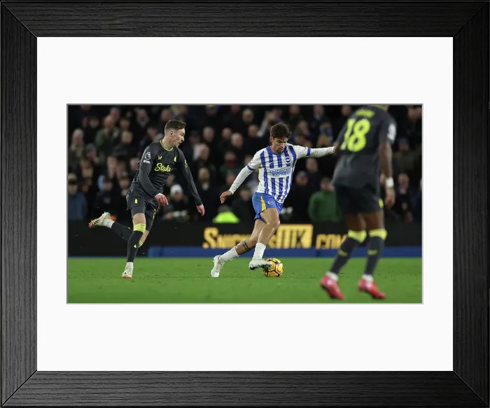 Framed Print : Brighton and Hove Albion v Everton Premier League 25JAN25 Framed Print : Brighton and Hove Albion v Everton Premier League 25JAN25