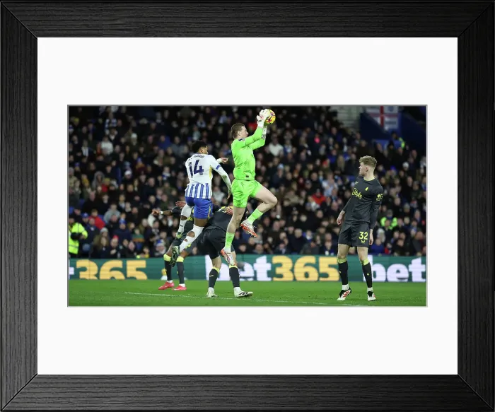 Framed Print : Brighton and Hove Albion v Everton Premier League 25JAN25 Framed Print : Brighton and Hove Albion v Everton Premier League 25JAN25