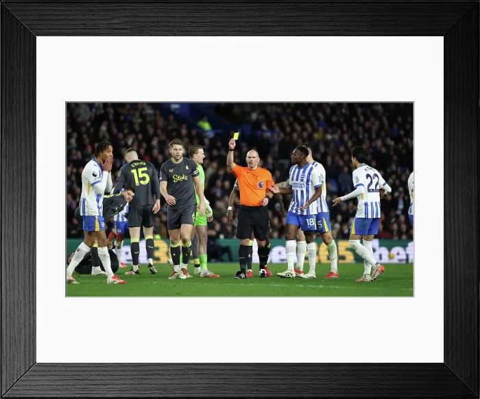 Framed Print : Brighton and Hove Albion v Everton Premier League 25JAN25 Framed Print : Brighton and Hove Albion v Everton Premier League 25JAN25