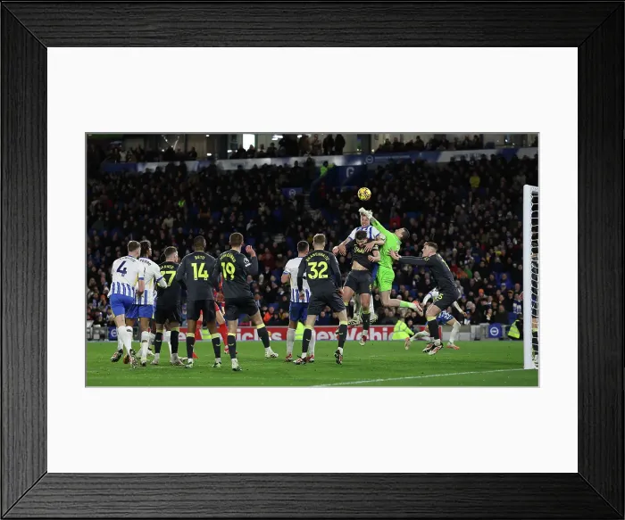 Framed Print : Brighton and Hove Albion v Everton Premier League 25JAN25 Framed Print : Brighton and Hove Albion v Everton Premier League 25JAN25