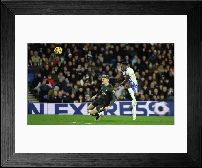 Framed Print : Brighton and Hove Albion v Everton Premier League 25JAN25 Framed Print : Brighton and Hove Albion v Everton Premier League 25JAN25