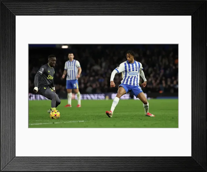 Framed Print : Brighton and Hove Albion v Everton Premier League 25JAN25 Framed Print : Brighton and Hove Albion v Everton Premier League 25JAN25