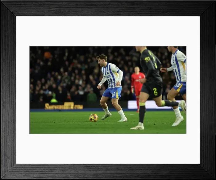 Framed Print : Brighton and Hove Albion v Everton Premier League 25JAN25 Framed Print : Brighton and Hove Albion v Everton Premier League 25JAN25