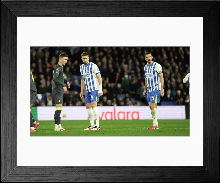 Framed Print : Brighton and Hove Albion v Everton Premier League 25JAN25 Framed Print : Brighton and Hove Albion v Everton Premier League 25JAN25