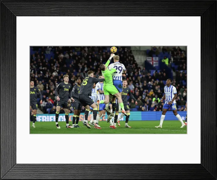 Framed Print : Brighton and Hove Albion v Everton Premier League 25JAN25 Framed Print : Brighton and Hove Albion v Everton Premier League 25JAN25