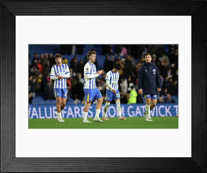 Framed Print : Brighton and Hove Albion v Everton Premier League 25JAN25 Framed Print : Brighton and Hove Albion v Everton Premier League 25JAN25