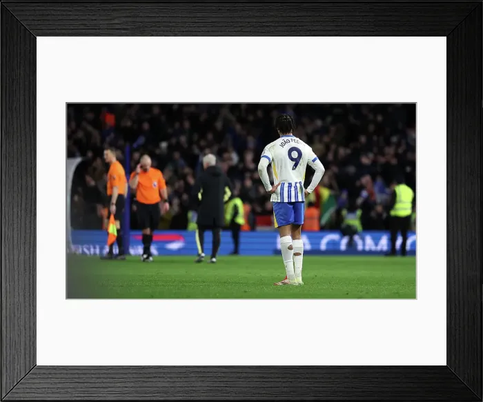 Framed Print : Brighton and Hove Albion v Everton Premier League 25JAN25 Framed Print : Brighton and Hove Albion v Everton Premier League 25JAN25