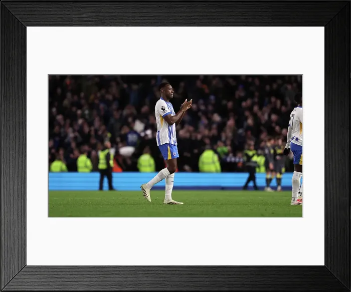 Framed Print : Brighton and Hove Albion v Everton Premier League 25JAN25 Framed Print : Brighton and Hove Albion v Everton Premier League 25JAN25