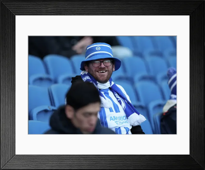 Framed Print : Brighton and Hove Albion v Everton Premier League 25JAN25 Framed Print : Brighton and Hove Albion v Everton Premier League 25JAN25