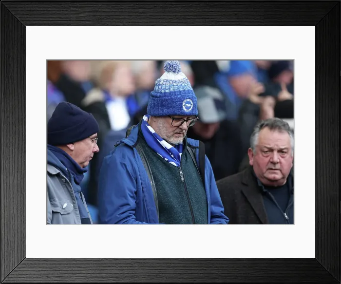 Framed Print : Brighton and Hove Albion v Everton Premier League 25JAN25 Framed Print : Brighton and Hove Albion v Everton Premier League 25JAN25