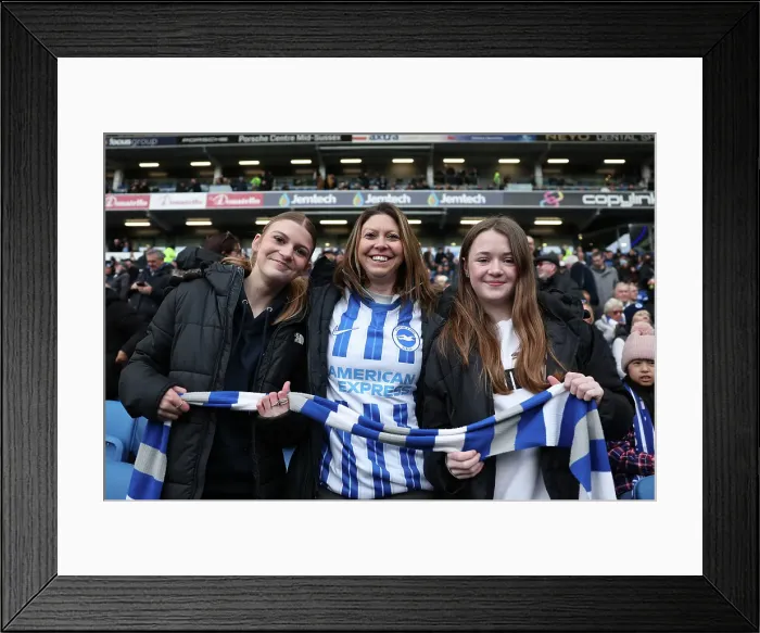 Framed Print : Brighton and Hove Albion v Everton Premier League 25JAN25 Framed Print : Brighton and Hove Albion v Everton Premier League 25JAN25