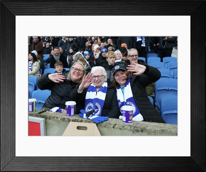 Framed Print : Brighton and Hove Albion v Everton Premier League 25JAN25 Framed Print : Brighton and Hove Albion v Everton Premier League 25JAN25