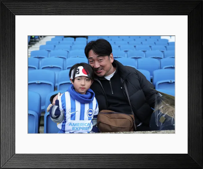 Framed Print : Brighton and Hove Albion v Everton Premier League 25JAN25