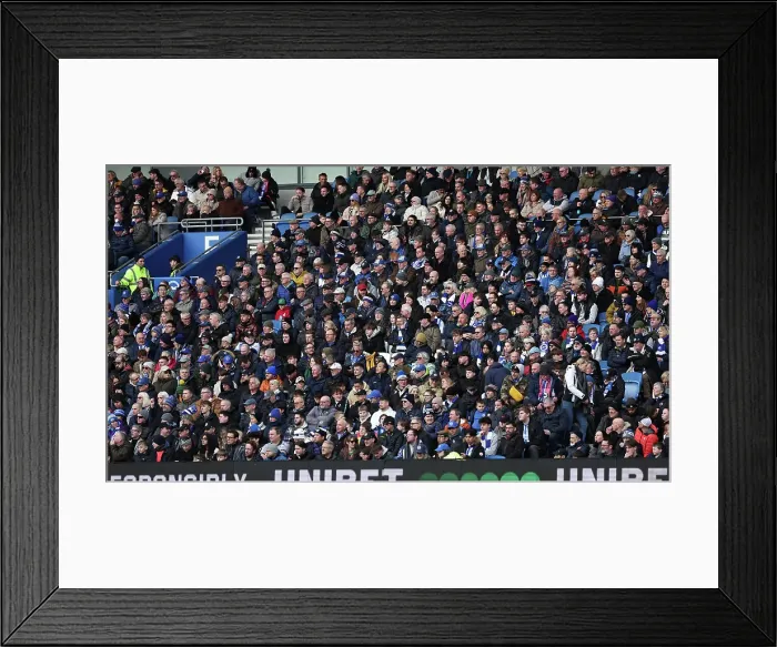Framed Print : Brighton and Hove Albion v Everton Premier League 25JAN25 Framed Print : Brighton and Hove Albion v Everton Premier League 25JAN25