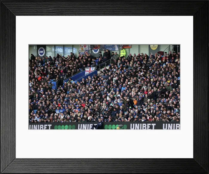Framed Print : Brighton and Hove Albion v Everton Premier League 25JAN25 Framed Print : Brighton and Hove Albion v Everton Premier League 25JAN25