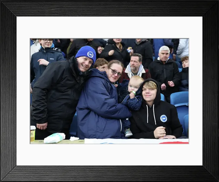 Framed Print : Brighton and Hove Albion v Everton Premier League 25JAN25 Framed Print : Brighton and Hove Albion v Everton Premier League 25JAN25