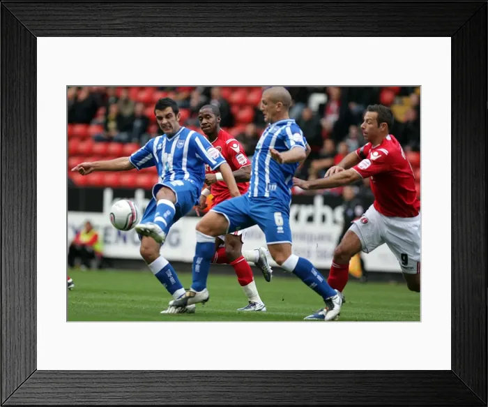 Framed Print : Brighton & Hove Albion Away at Charlton Athletic: 2010-11 Season