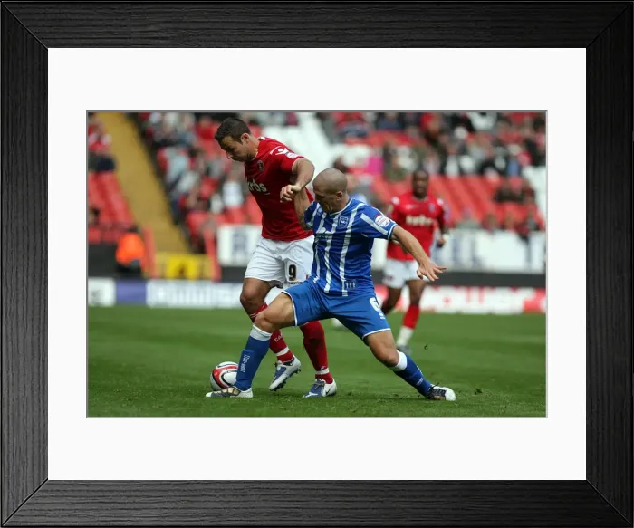 Framed Print : Brighton & Hove Albion at Charlton Athletic (2010-11 Season): Away Game