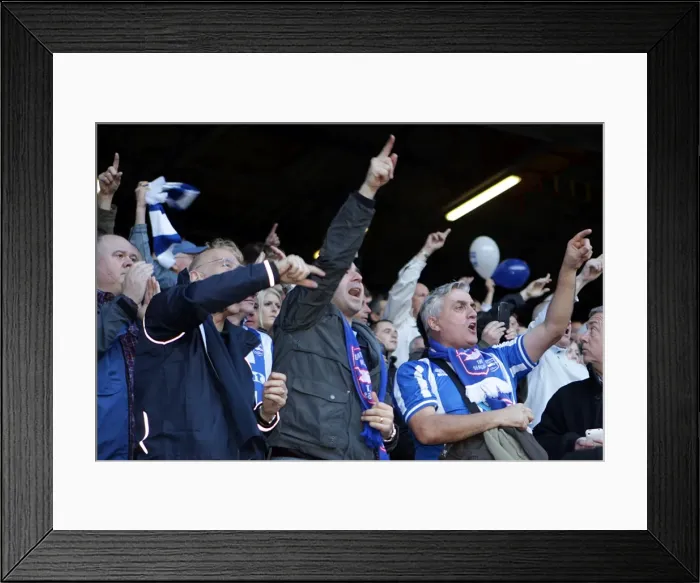 Framed Print : Brighton & Hove Albion FC: Electrifying Away Game at Charlton Athletic (2010) - Thrilling Crowd Moments Framed Print : Brighton & Hove Albion FC: Electrifying Away Game at Charlton Athletic (2010) - Thrilling Crowd Moments