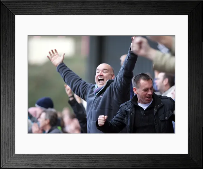 Framed Print : Brighton & Hove Albion FC: Electrifying Away Atmosphere vs Charlton Athletic (2010)