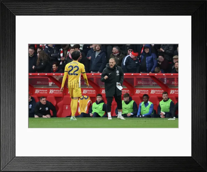 Framed Print : Nottingham Forest v Brighton and Hove Albion Premier League 01FEB25 Framed Print : Nottingham Forest v Brighton and Hove Albion Premier League 01FEB25