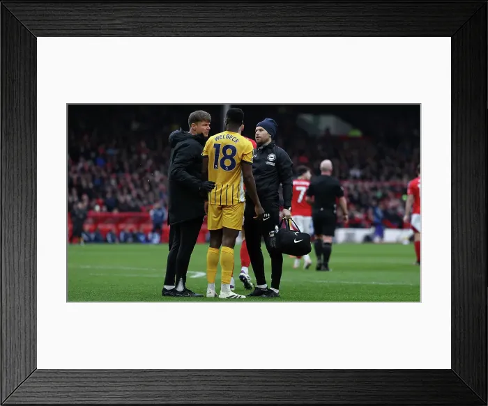 Framed Print : Nottingham Forest v Brighton and Hove Albion Premier League 01FEB25