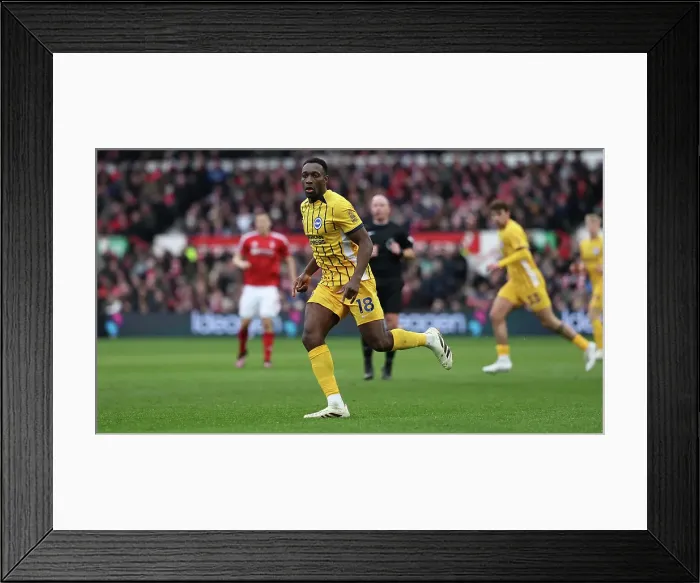 Framed Print : Nottingham Forest v Brighton and Hove Albion Premier League 01FEB25
