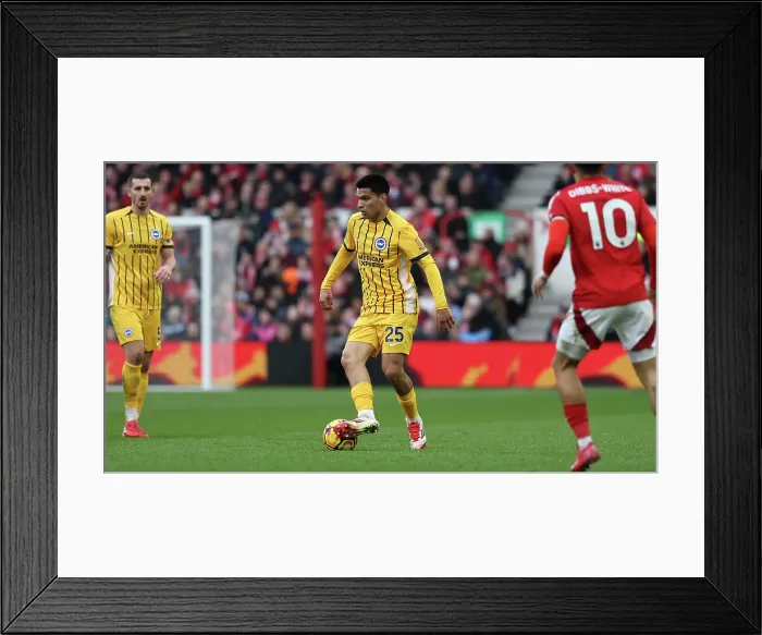 Framed Print : Nottingham Forest v Brighton and Hove Albion Premier League 01FEB25 Framed Print : Nottingham Forest v Brighton and Hove Albion Premier League 01FEB25