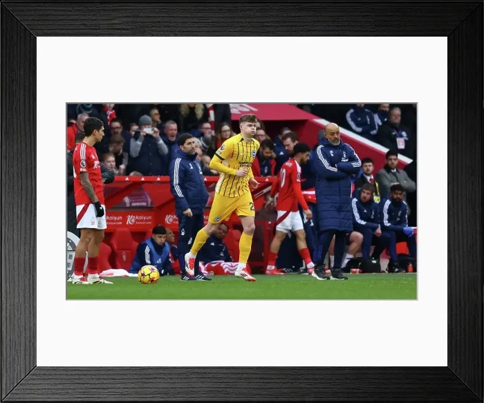 Framed Print : Nottingham Forest v Brighton and Hove Albion Premier League 01FEB25 Framed Print : Nottingham Forest v Brighton and Hove Albion Premier League 01FEB25