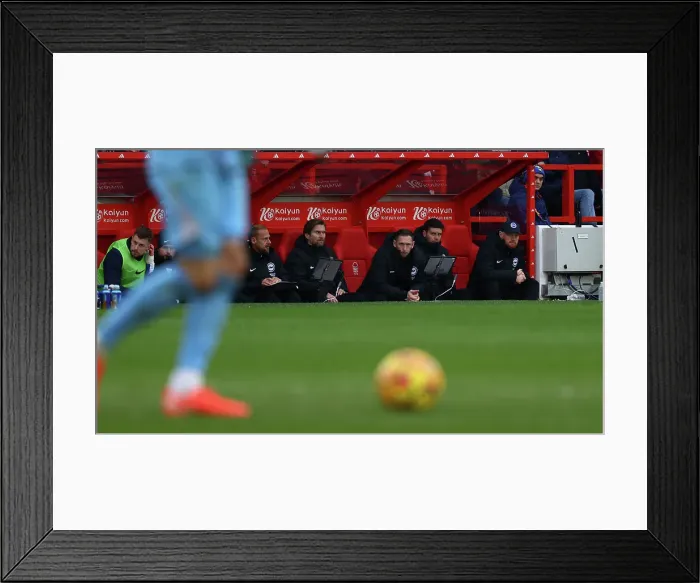 Framed Print : Nottingham Forest v Brighton and Hove Albion Premier League 01FEB25 Framed Print : Nottingham Forest v Brighton and Hove Albion Premier League 01FEB25