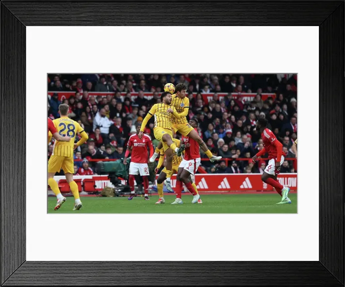 Framed Print : Nottingham Forest v Brighton and Hove Albion Premier League 01FEB25