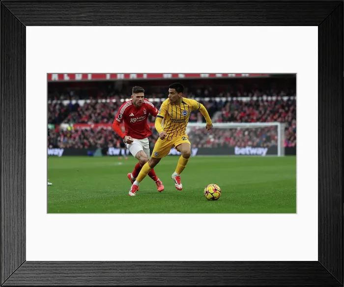 Framed Print : Nottingham Forest v Brighton and Hove Albion Premier League 01FEB25